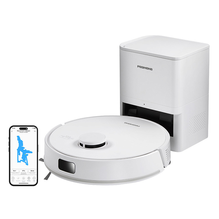 Умный робот-пылесос РЕДМОНД VR1326S WiFi - фото - купить в интернет-магазине Редмонд